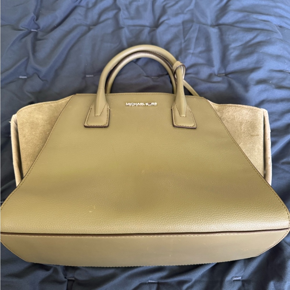 Michael Kors Sage Green Satchel